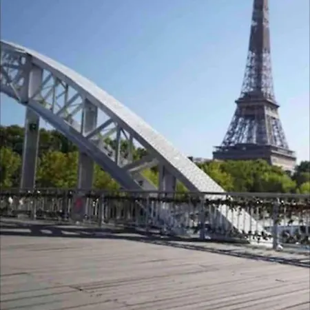 Seine& Spacious Flat Tour Eiffel Ac Apartamento *